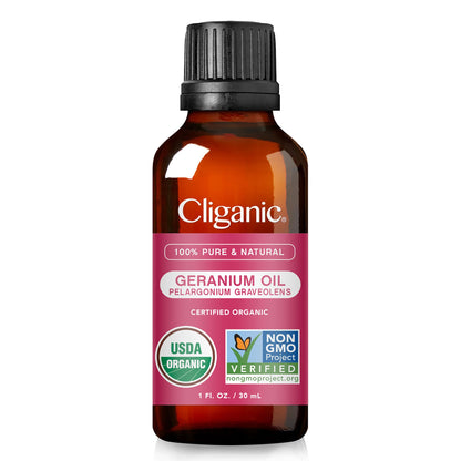 Cliganic Organic Essential Oils Set (Top 5) - 100% Pure Natural - Aromatherapy, Candle Making - Peppermint, Lavender, Eucalyptus, Lemongrass & Orange (Packaging May Vary)