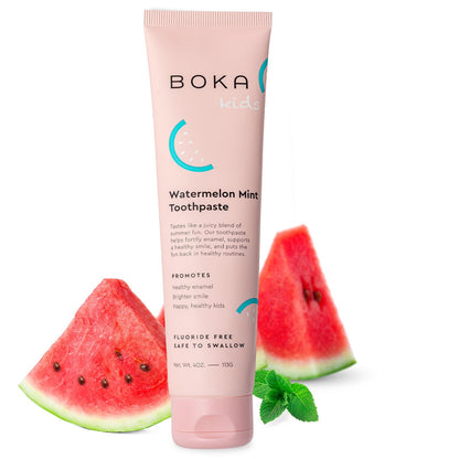 Boka Fluoride Free Toothpaste Nano Hydroxyapatite, Stocking Stuffers Remineralizing, Whitening - Dentist Recommended for Adult, Kids Oral Care Ela Mint Flavor, 4 Fl Oz 1Pk US Manufactured