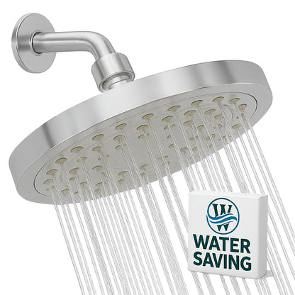 Winthorpe Eco-Friendly Shower Head – High Pressure Rainfall, Water Saving 1.8 GPM, Modern Design & Easy Installation