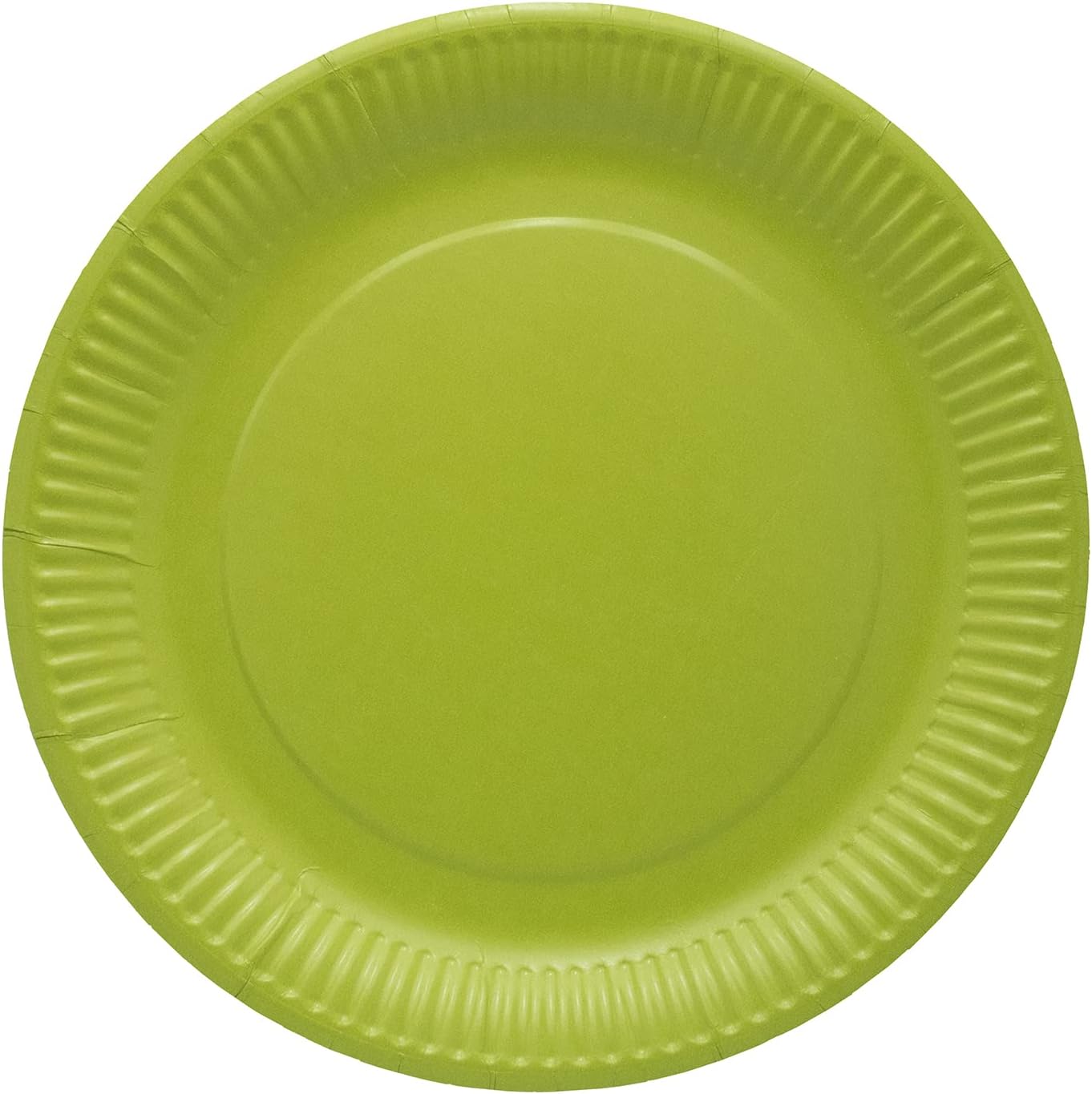Ökolution Platos desechables (20 unidades, redondos, sin revestimiento de plástico, cartón FSC, embalaje respetuoso con el medio ambiente), color verde