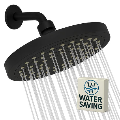 Winthorpe Eco-Friendly Shower Head – High Pressure Rainfall, Water Saving 1.8 GPM, Modern Design & Easy Installation