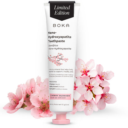 Boka Fluoride Free Toothpaste Nano Hydroxyapatite, Stocking Stuffers Remineralizing, Whitening - Dentist Recommended for Adult, Kids Oral Care Ela Mint Flavor, 4 Fl Oz 1Pk US Manufactured