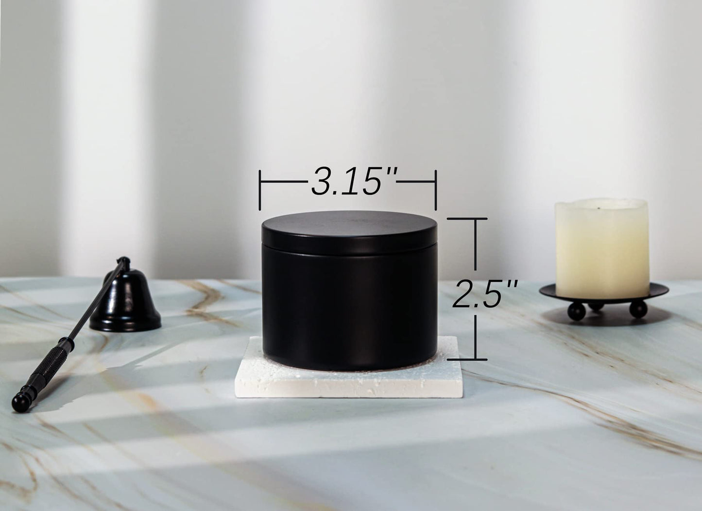 Candle Tins with Lids, 3 Wicks Candle Jars 14oz/420ml Candle Containers 12 Pack Seamless Bulk Candle Containers for Candle Making Supplies Wholesale Empty Candle Jars - Mint