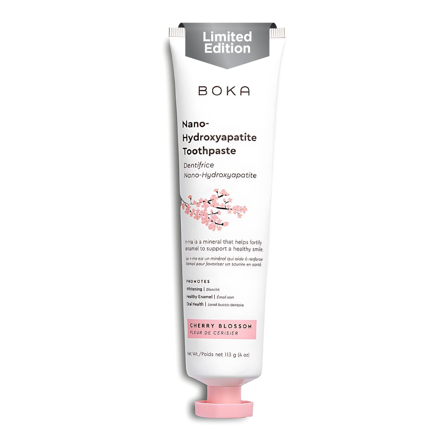 Boka Fluoride Free Toothpaste Nano Hydroxyapatite, Stocking Stuffers Remineralizing, Whitening - Dentist Recommended for Adult, Kids Oral Care Ela Mint Flavor, 4 Fl Oz 1Pk US Manufactured
