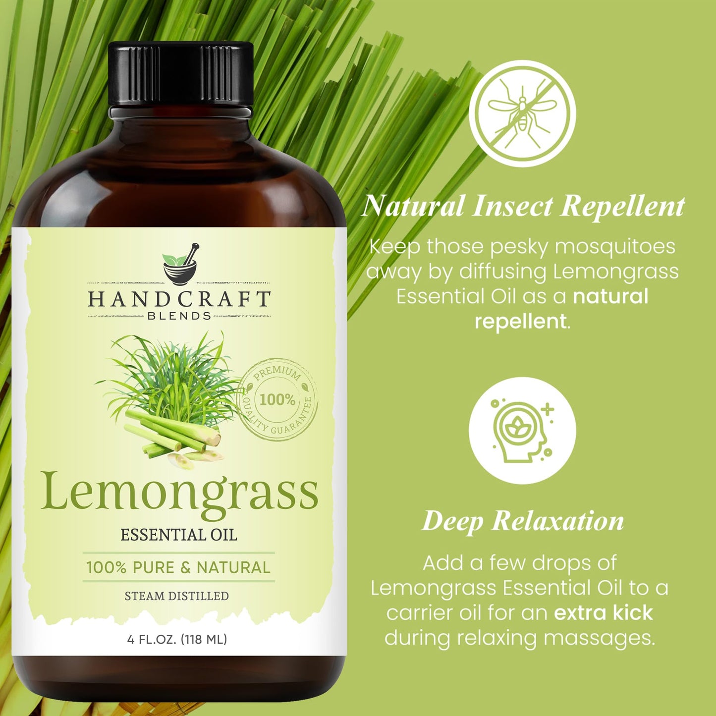 Peppermint Essential Oil - Huge 4 Fl Oz - 100% Pure and Natural - Premium Grade Essential Oil for Diffuser and Aromatherapy
