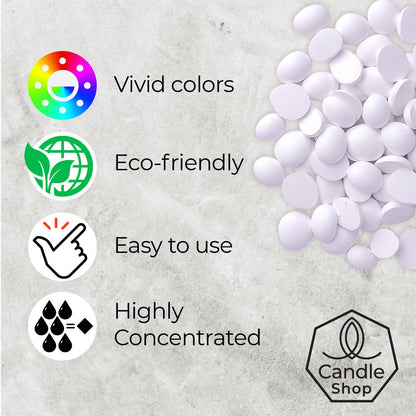 Candle Dyes for Soy Candle Making - Wax Сolor Dye Color Chips for Soy Wax - 16 Popular Colors Wax Dye Flakes