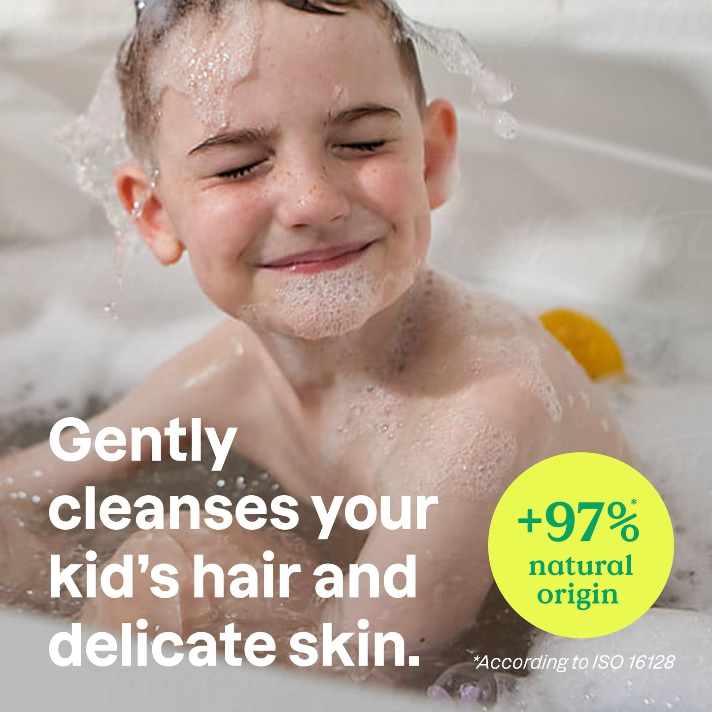ATTITUDE Shampoo and Body Wash for Kids, EWG Verified Hair and Body Cleanser, Dermatologically Tested Soap, Plant and Mineral Based Bath Products, Vegan, Vanilla & Pear, 16 Fl Oz