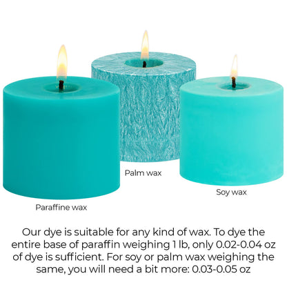 Candle Dyes for Soy Candle Making - Wax Сolor Dye Color Chips for Soy Wax - 16 Popular Colors Wax Dye Flakes