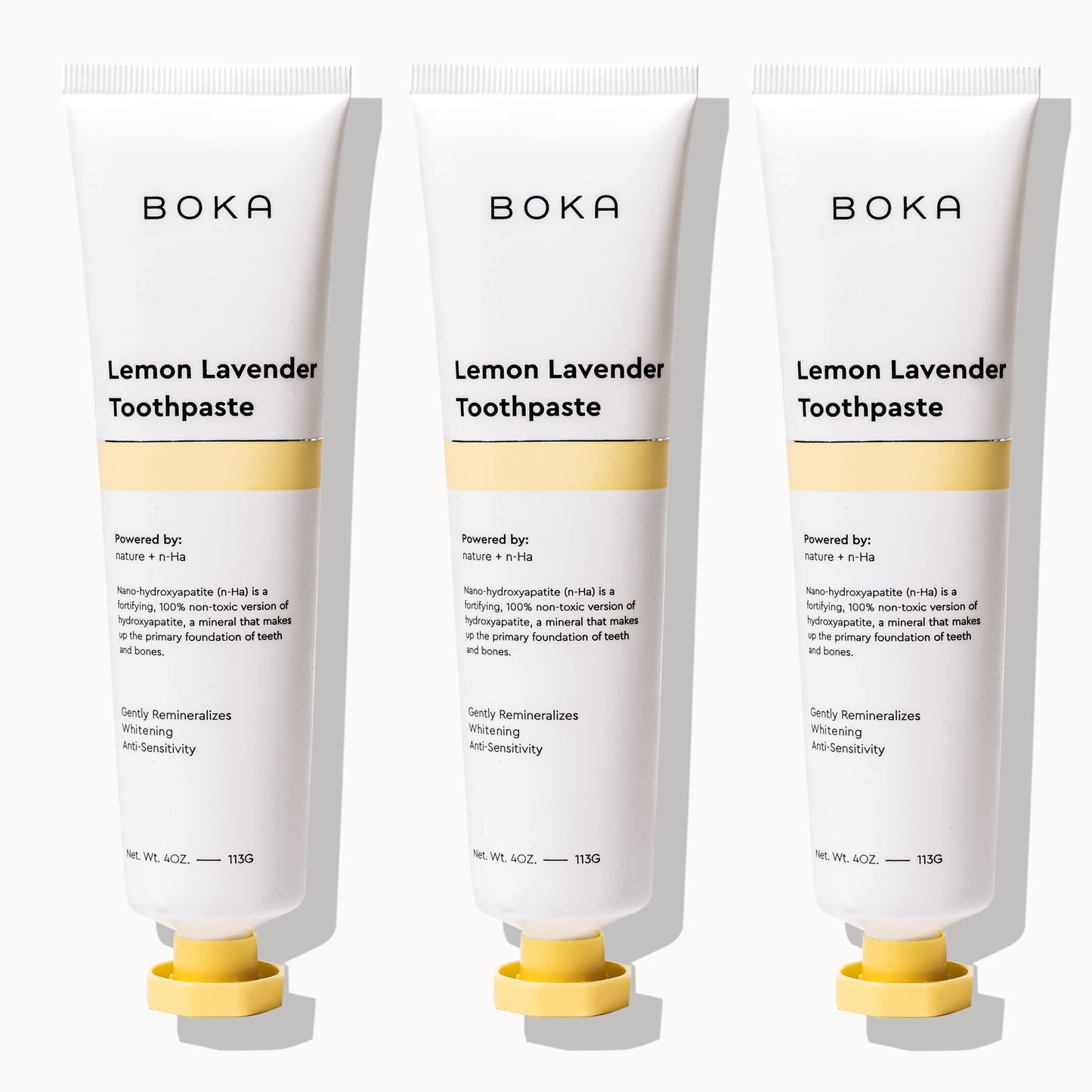Boka Fluoride Free Toothpaste Nano Hydroxyapatite, Stocking Stuffers Remineralizing, Whitening - Dentist Recommended for Adult, Kids Oral Care Ela Mint Flavor, 4 Fl Oz 1Pk US Manufactured