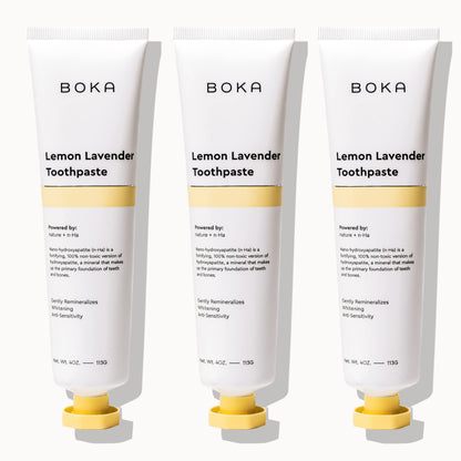 Boka Fluoride Free Toothpaste Nano Hydroxyapatite, Stocking Stuffers Remineralizing, Whitening - Dentist Recommended for Adult, Kids Oral Care Ela Mint Flavor, 4 Fl Oz 1Pk US Manufactured