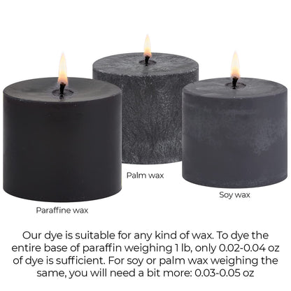 Candle Dyes for Soy Candle Making - Wax Сolor Dye Color Chips for Soy Wax - 16 Popular Colors Wax Dye Flakes
