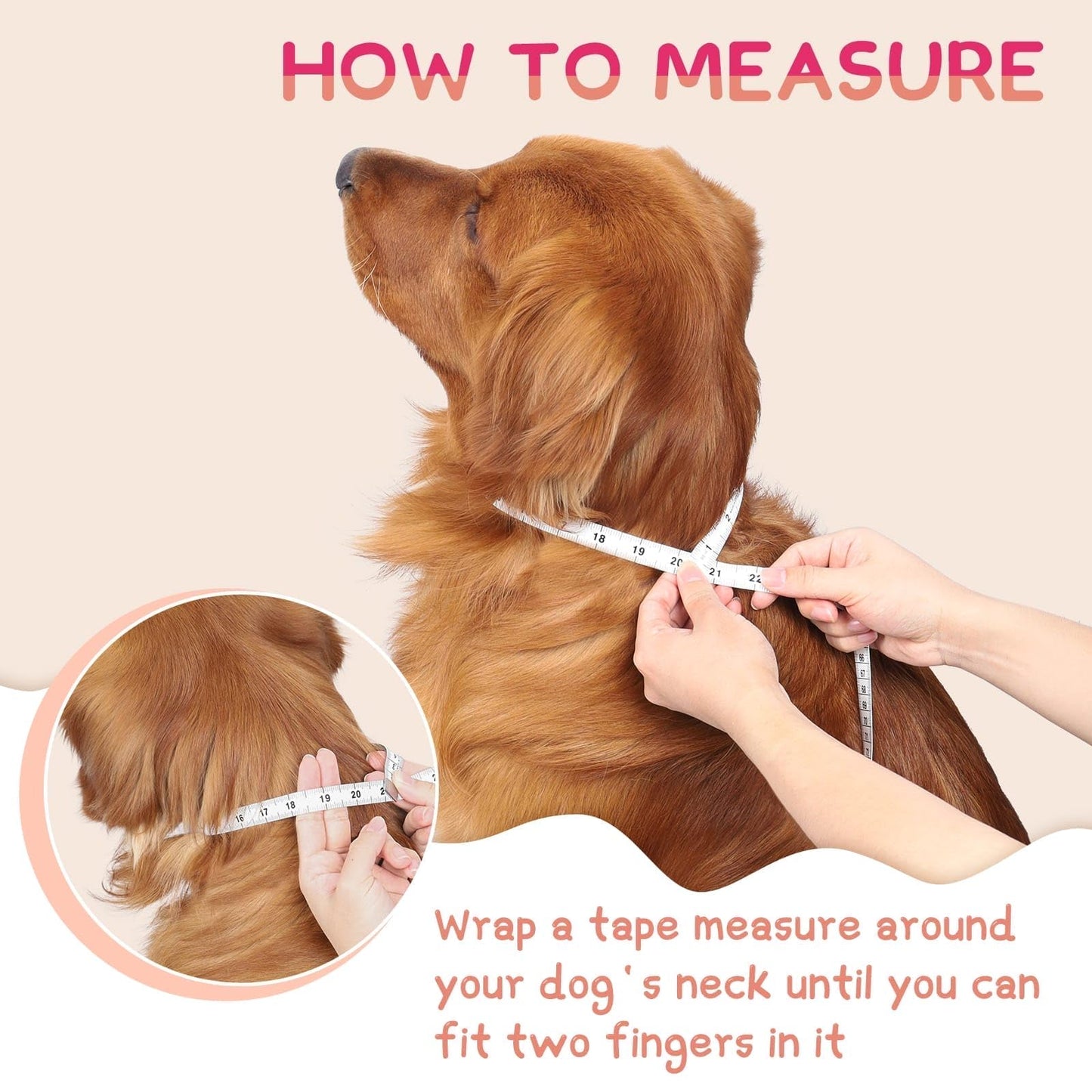 Supet Inflatable Dog Cone Collar Alternative After Surgery, Doggie Neck Donut Collar Recovery ECollar, Soft Dog Cone for Small Medium Large Dogs