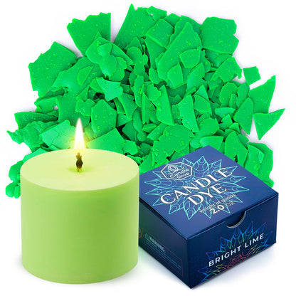 Candle Dyes for Soy Candle Making - Wax Сolor Dye Color Chips for Soy Wax - 16 Popular Colors Wax Dye Flakes