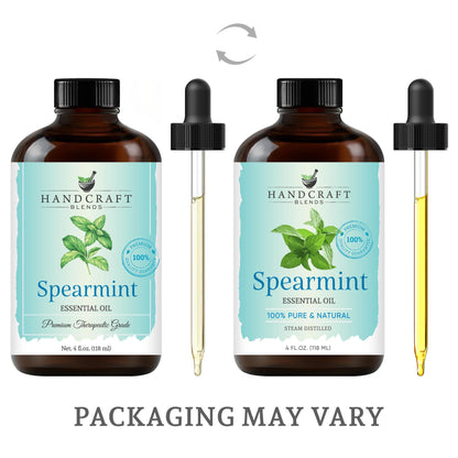 Peppermint Essential Oil - Huge 4 Fl Oz - 100% Pure and Natural - Premium Grade Essential Oil for Diffuser and Aromatherapy