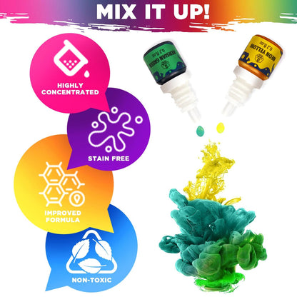 Candle Dyes for Soy Candle Making - Wax Сolor Dye Color Chips for Soy Wax - 16 Popular Colors Wax Dye Flakes