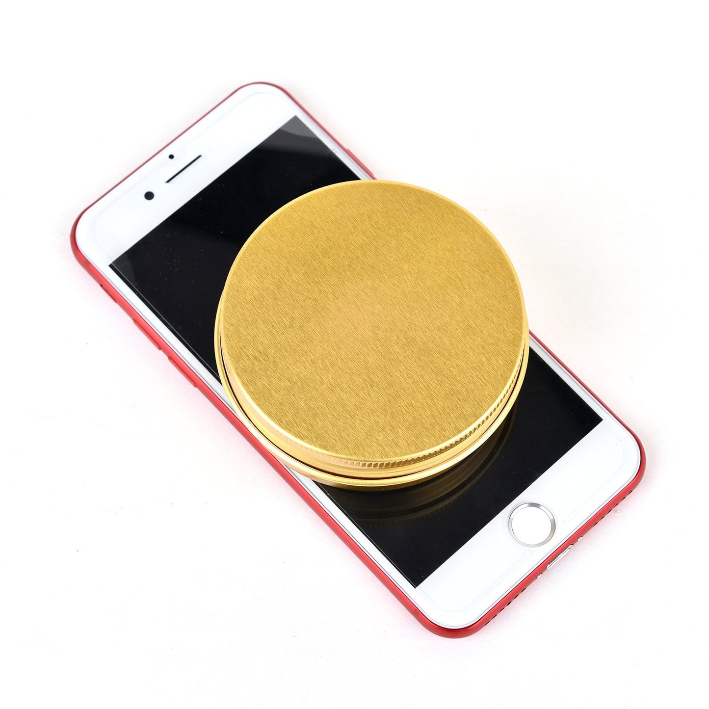 2oz 60ml Metal Storage Tins, Aluminum 2 oz Tins Jars Round Tin Containers, Empty Salve Jars Screw Top Tin Cans for Store Spices,Candies,Tea or Gift Giving,Gold(Pack of 14)