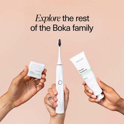 Boka Fluoride Free Toothpaste Nano Hydroxyapatite, Stocking Stuffers Remineralizing, Whitening - Dentist Recommended for Adult, Kids Oral Care Ela Mint Flavor, 4 Fl Oz 1Pk US Manufactured