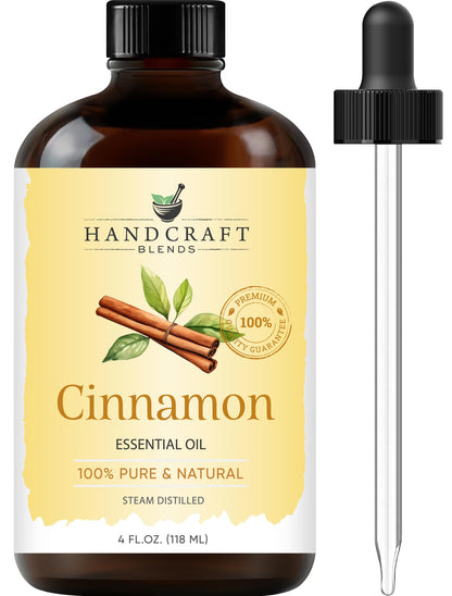 Peppermint Essential Oil - Huge 4 Fl Oz - 100% Pure and Natural - Premium Grade Essential Oil for Diffuser and Aromatherapy