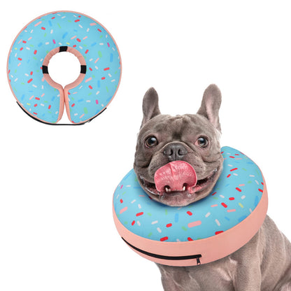 Supet Inflatable Dog Cone Collar Alternative After Surgery, Doggie Neck Donut Collar Recovery ECollar, Soft Dog Cone for Small Medium Large Dogs