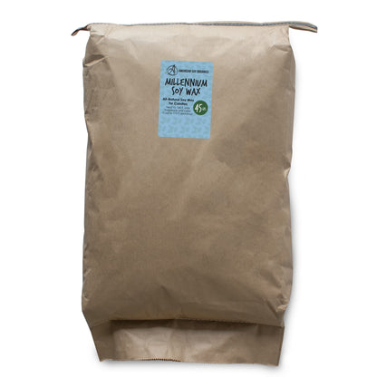 Millennium Soy Wax Beads for Candle Making - Natural Candle Making Supplies - Paraffin-Free, Beeswax-Free Candle Wax for Container Candles, Tealights and Wax Melts, 10 lbs