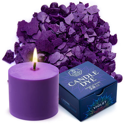 Candle Dyes for Soy Candle Making - Wax Сolor Dye Color Chips for Soy Wax - 16 Popular Colors Wax Dye Flakes
