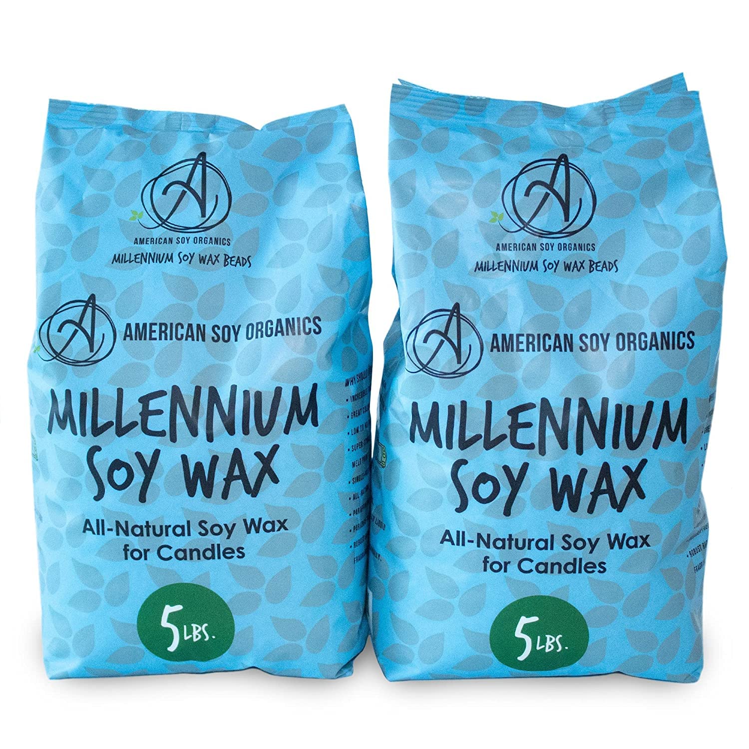 Empaque de 5 libras de cera de soya
