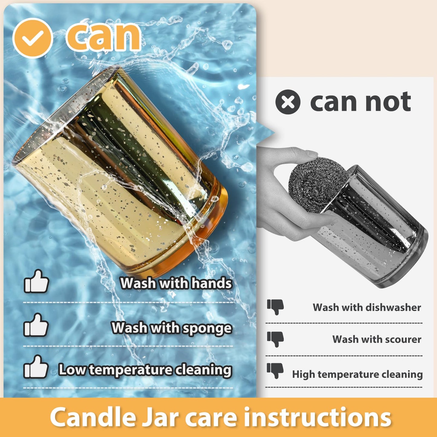 Thick Candle Jars for Making Candles 16 Pcs, 7 OZ Empty Jars with Wood Lids for Candle Making, Sample Container, Frosted White