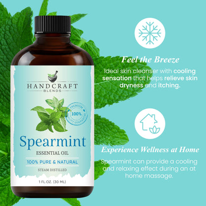 Peppermint Essential Oil - Huge 4 Fl Oz - 100% Pure and Natural - Premium Grade Essential Oil for Diffuser and Aromatherapy