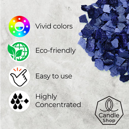 Candle Dyes for Soy Candle Making - Wax Сolor Dye Color Chips for Soy Wax - 16 Popular Colors Wax Dye Flakes