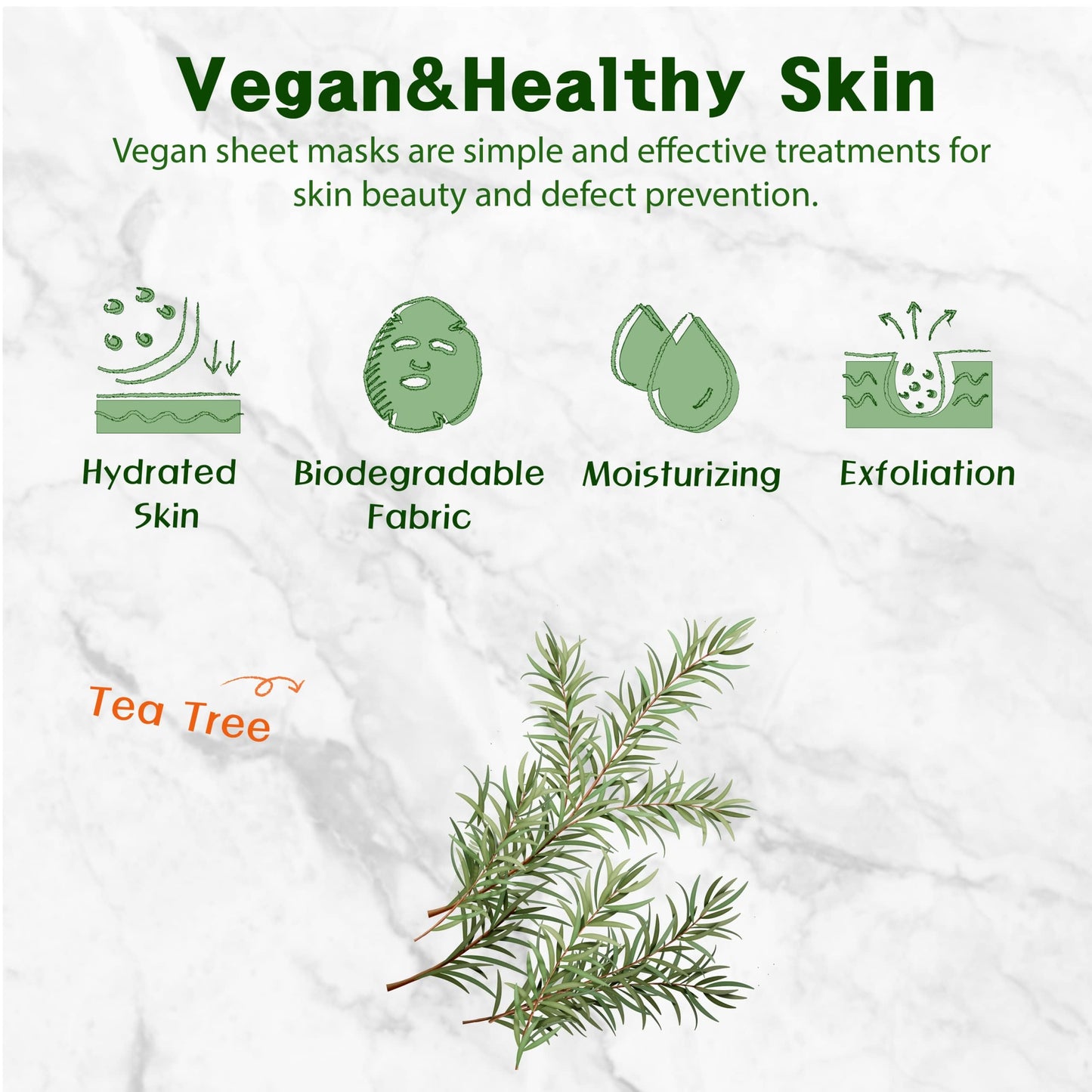 Purederm Vegan Aloe Sheet Masks (12 Packs) – Facial Sheet Mask for Soothing & Hydrating Treatment