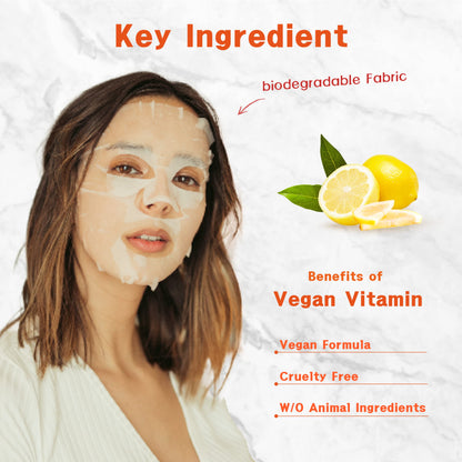 Purederm Vegan Aloe Sheet Masks (12 Packs) – Facial Sheet Mask for Soothing & Hydrating Treatment