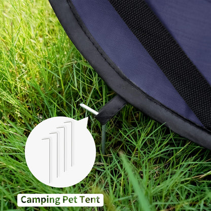 Love's cabin 36in Portable Large Dog Bed - Pop Up Dog Kennel, Indoor Outdoor Crate for Pets, Portable Car Seat Kennel, Cat Bed Collection, Grey