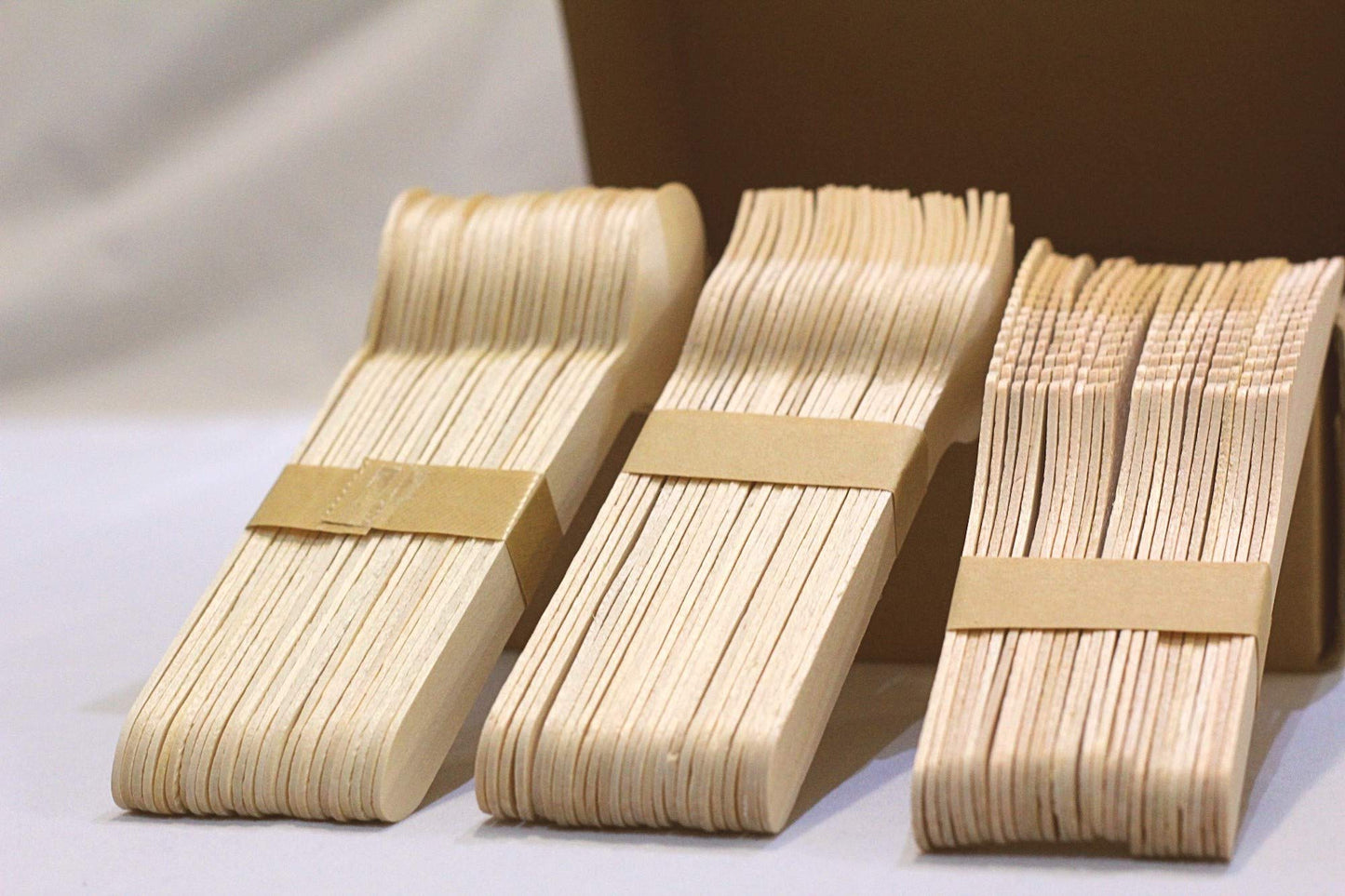 FOOGO Green Juego de cubiertos de madera desechables | 50 tenedores, 50 cucharas, 50 cuchillos | Compostables biodegradables| Juego de cubiertos ecológicos | pícnic de fiesta
