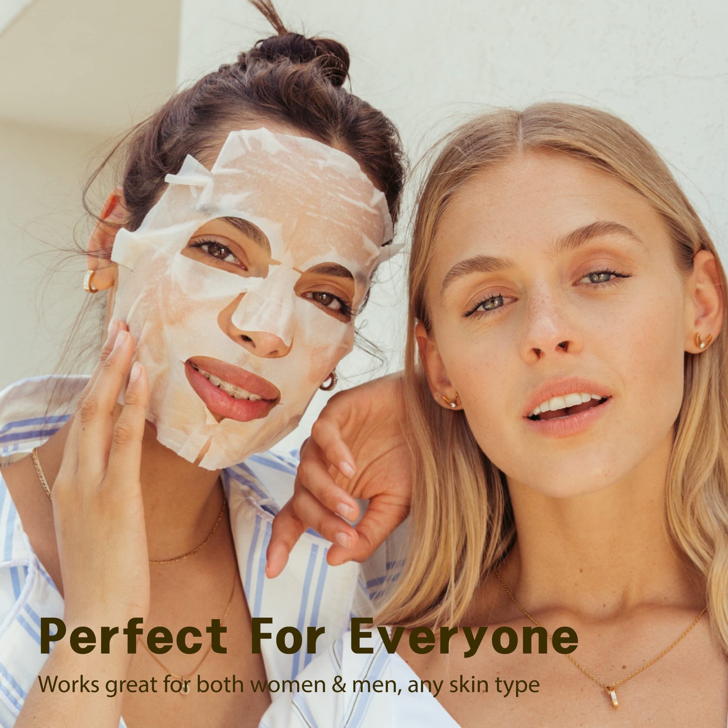 Purederm Vegan Aloe Sheet Masks (12 Packs) – Facial Sheet Mask for Soothing & Hydrating Treatment