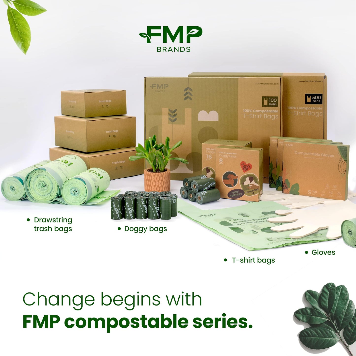Fit Meal Prep 100/200/600/2000 Pack Compostable Food Prep Gloves Biodegradable Gloves, Cooking Gloves Food Safe Gloves