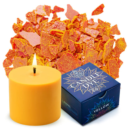 Candle Dyes for Soy Candle Making - Wax Сolor Dye Color Chips for Soy Wax - 16 Popular Colors Wax Dye Flakes