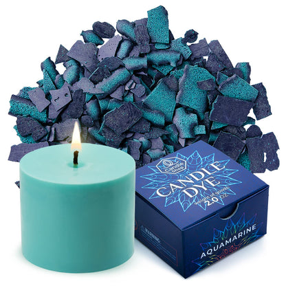 Candle Dyes for Soy Candle Making - Wax Сolor Dye Color Chips for Soy Wax - 16 Popular Colors Wax Dye Flakes