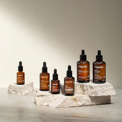 Cliganic Organic Essential Oils Set (Top 5) - 100% Pure Natural - Aromatherapy, Candle Making - Peppermint, Lavender, Eucalyptus, Lemongrass & Orange (Packaging May Vary)