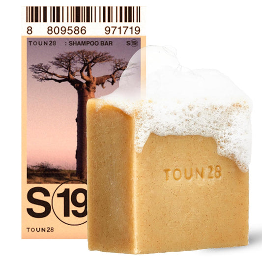 TOUN28 Hydrating Natural Organic Vegan Biotin Shampoo Bar for Hair Growth Strenghtening Camellia Seed Oil, Biotin & Caffeine for All Hair Types, Paraben Sulfate Silicone & Cruelty Free Korean Haircare